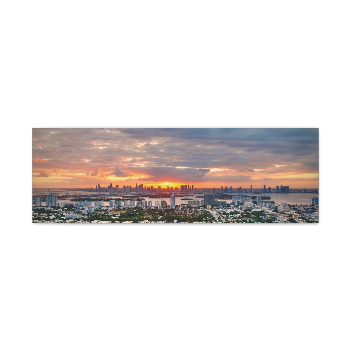 Miami Skyline Sunset